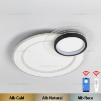 LUSTRE LED, Black Friday - Lustra LED 72W 3 Functii Dimabila cu Telecomanda sau Telefon LZ75L372, LED-Zone.ro