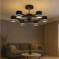 LUSTRE LED, Black Friday - Lustra LED 72W 3 Functii LZ9171-6, LED-Zone.ro