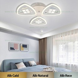 Lustra LED 74W 3 Functii Dimabila cu Telecomanda LZG16993-3