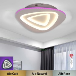 Lustra LED 74W 3 Functii Dimabila Telecomanda LZ1241+RGB