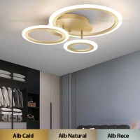 LUSTRE LED, Black Friday - Lustra LED 76W 3 Functii Dimabila cu Telecomanda LZ3862-3, LED-Zone.ro