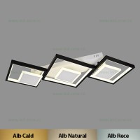 LUSTRE LED, Black Friday - Lustra LED 78W 3 Functii Dimabila cu Telecomanda LZ9310-S1, LED-Zone.ro