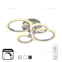 Lustra LED 72W 3 Functii Dimabila cu Telecomanda LZ6601-4
