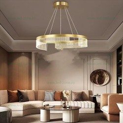 Lustra LED 80W 3 Functii cu Telecomanda LZC2558-1