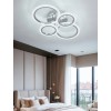 Lustra LED 80W 3 Functii Dimabila cu Telecomanda LZDQ001/2+2
