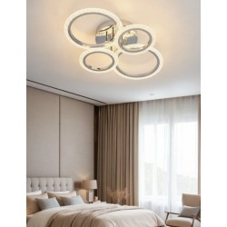 Lustra LED 80W 3 Functii Dimabila cu Telecomanda LZDQ001/2+2