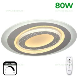 Lustra LED 80W 3 Functii Dimabila cu Telecomanda LZ6703-410