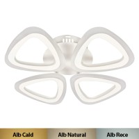 LUSTRE LED, Black Friday - Lustra LED 80W 3 Functii Dimabila cu Telecomanda LZ9495-4, LED-Zone.ro