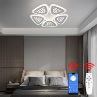 LUSTRE LED, Black Friday - Lustra LED 80W 3 Functii Dimabila cu Telecomanda sau Telefon LZ2231-5, LED-Zone.ro