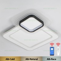 LUSTRE LED, Black Friday - Lustra LED 83W 3 Functii Dimabila cu Telecomanda sau Telefon LZ75L376, LED-Zone.ro