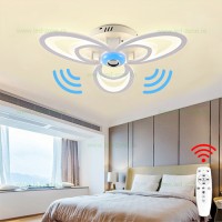 LUSTRE LED, Black Friday - Lustra LED 84W 3 Functii Dimabila cu Telecomanda Muzicala LZ5188-3, LED-Zone.ro