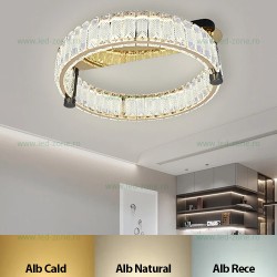 Lustra LED 84W Dimabila 3 Functii cu Telecomanda Crsital LZR9048-400