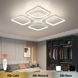 Lustra LED 88W 3 Functii Dimabila cu Telecomanda sau Telefon LZ6604-4S