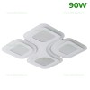 Lustra LED 90W 3D 3 Functii cu Telecomanda LZ9796-480