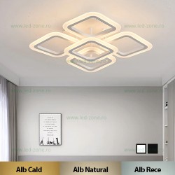 Lustra LED 90W 3 Functii cu Telecomanda LZM20/4+1