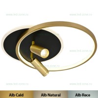 LUSTRE LED, Black Friday - Lustra LED 90W 3 Functii cu Telecomanda LZR9055-R2, LED-Zone.ro