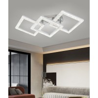 LUSTRE LED, Black Friday - Lustra LED 90W 3 Functii Dimabila cu Telecomanda LZ25035, LED-Zone.ro