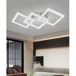 Lustra LED 90W 3 Functii Dimabila cu Telecomanda LZ25035