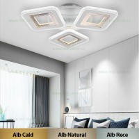 LUSTRE LED, Black Friday - Lustra LED 90W 3 Functii Dimabila cu Telecomanda LZS2314-3, LED-Zone.ro