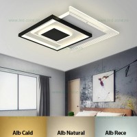 LUSTRE LED, Black Friday - Lustra LED 94W 3 Functii Dimabila cu Telecomanda LZR9052-S, LED-Zone.ro