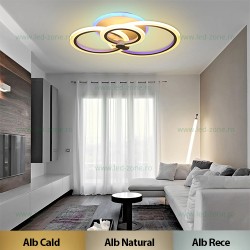 Lustra LED 66W 3 Functii Dimabila cu Telecomanda LZ8006 RGB