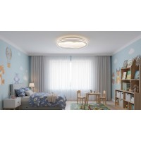 LUSTRE LED CAMERE COPII, Black Friday - Lustra LED 108W 3 Functii Nori LZ762 Alba, LED-Zone.ro