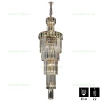 LUSTRE LED - Reduceri Candelabru 22 Socluri E14 LZ7221 Promotie