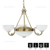 CANDELABRE, Candelabru 3xE14 2xE27 Savoy LZ82748, LED-Zone.ro