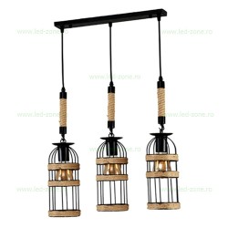 Lustra Rustic  3 Socluri E27 LZ6508