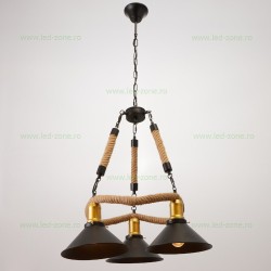 Lustra Rustic  3 Socluri E27 LZ8738