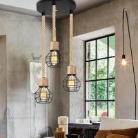 LUSTRE LED - Reduceri Lustra Rustic 3 Socluri E27 LZC531-3 Promotie