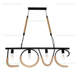 Lustra Rustic 4 Socluri LOVE - E27 LZ89039-4