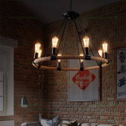 Lustra Rustic 8 Socluri E27 LZ8456-8P