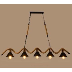 Lustra Rustic Industrial 5 Socluri E27 LZ1080-5
