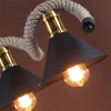 Lustra Rustic Industrial 5 Socluri E27 LZ1080-5