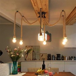 Lustra Rustic Spider 6 Socluri E27