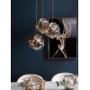 Lustra 3 Socluri E14 LZ1002-3 Maro
