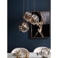 LUSTRE LED, Lustra 3 Socluri E14 LZ1002-3 Maro, LED-Zone.ro