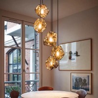 LUSTRE LED, Lustra 5 Socluri E14  LZ1002-5 Maro, LED-Zone.ro