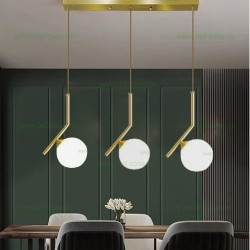 Lustra 3 Socluri E14 Auriu LZLD22127-3