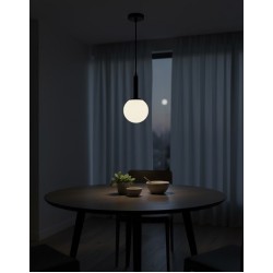 Lustra 1 Soclu E27 Neagra LZ159-1