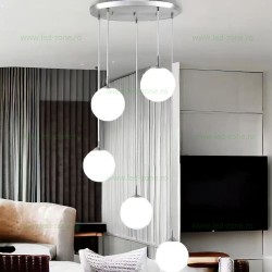 Lustra 5 Socluri E27 DN120-5