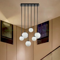 Lustra 6 Socluri E27 LZ2414L-6