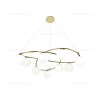 Lustra 9 Socluri Auriu E27 LZ6806-9