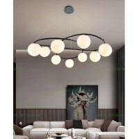 Lustra 9 Socluri Negru E27 LZ6806-9 Oferte speciale, Black Friday - Lustra 9 Socluri Negru E27 LZ6806-9, LED-Zone.ro