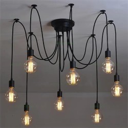 Lustra Spider 8 Socluri E27 Vintage