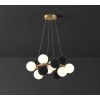 Lustra 16 Socluri G9 LZ9031-16 Negru