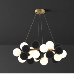 Lustra 32 Socluri G9 LZ9031-32 Negru
