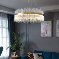 LUSTRE LED SUSPENDATE, Black Friday - Lustra 150W 3 Functii cu Telecomanda Cristal LZ8817-800, LED-Zone.ro