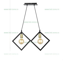 Lustra 2 Socluri Vintage E27 LZ203-2